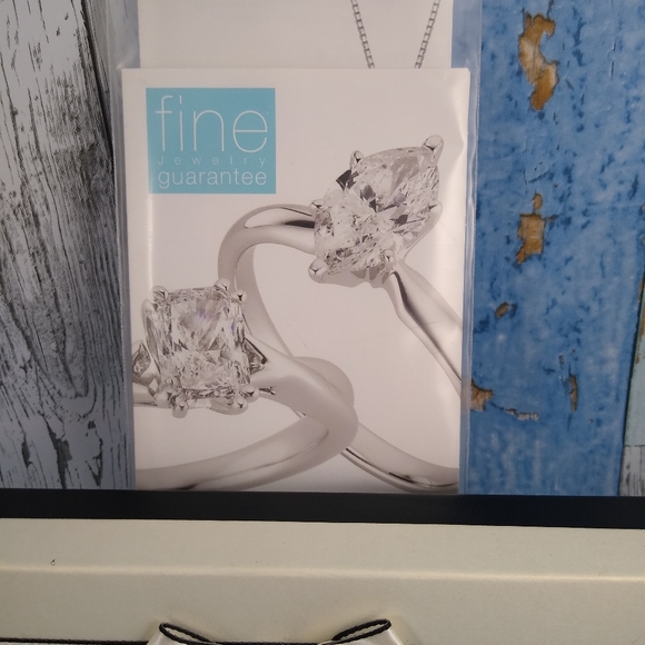 10 karat white gold jewelry set - Picture 2 of 7